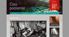 Desktop Screenshot of cistopodzemlje.info